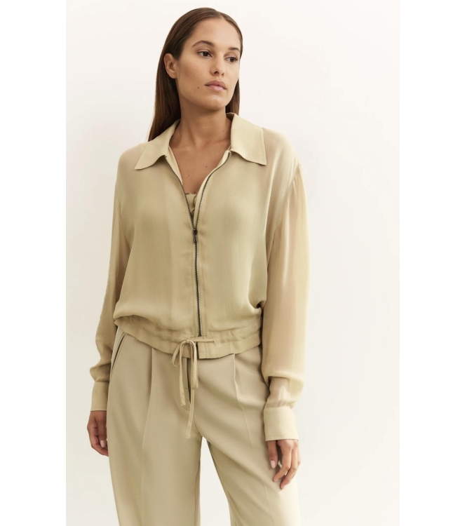 Yaya Blouse jacket with zipper