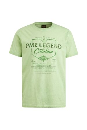 PME Legend Short sleeve r-neck single jersey 6258 Quiet green