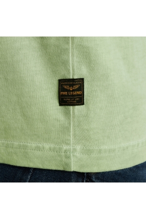 PME Legend Short sleeve r-neck single jersey 6258 Quiet green