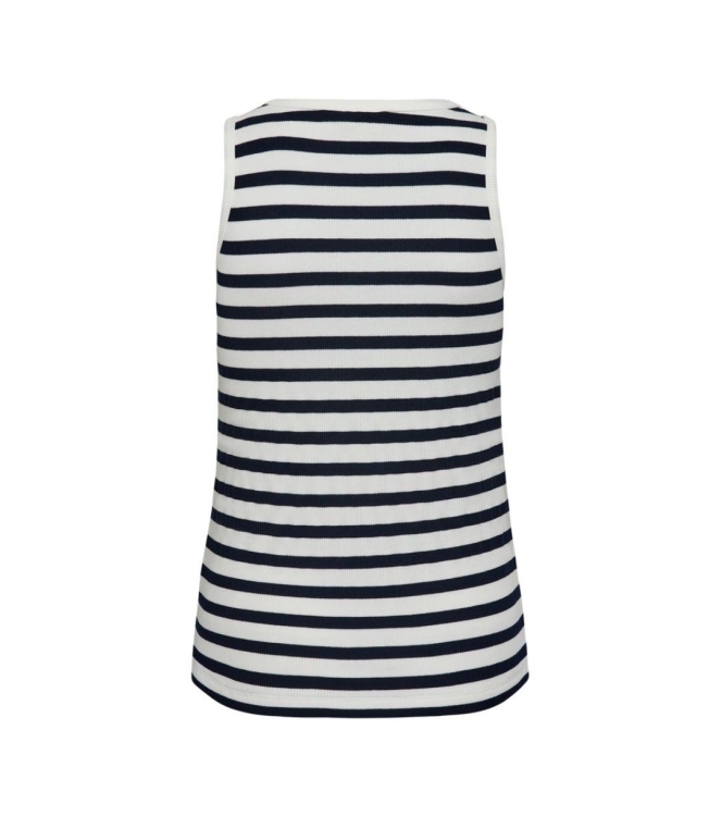 Freequent Top 7105 Navy blazer w. star off white