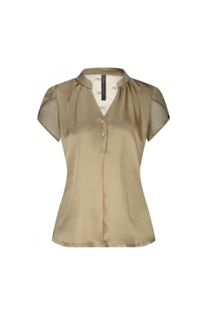 ZIP73 Top tulip sleeve mesh  710 Gold