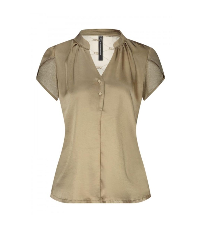 ZIP73 Top tulip sleeve mesh  710 Gold