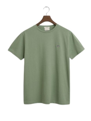 Gant Piqué T-Shirt 362 kalamata green