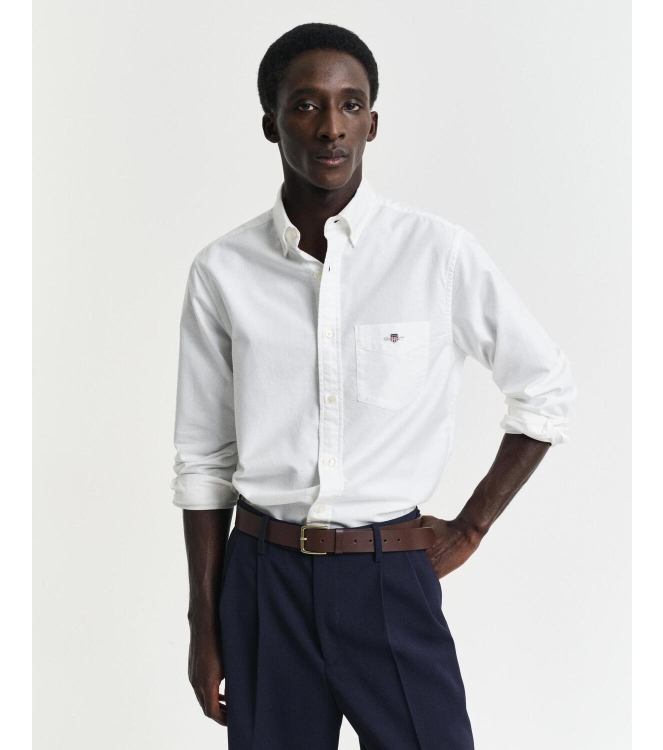 Gant Regular Fit Classic Oxford Shirt 110 white
