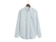 Gant REG COTTON LINEN STRIPE SHIRT 457 fresh blue