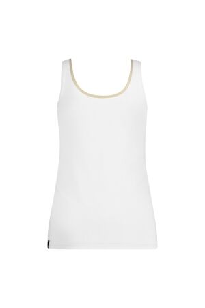 NUKUS Juba Singlet 262 White/gold