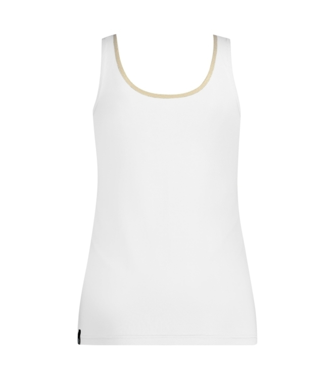 NUKUS Juba Singlet 262 White/gold