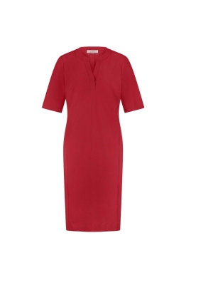 Studio Anneloes Simplicity ssl dress 3200 deep red