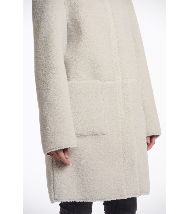 Rino en Pelle Reversible hooded coat 9030 birch