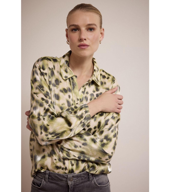 Tramontana Blouse Rodeo Spots 009996- Print Greens