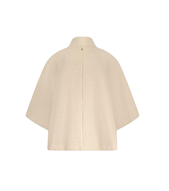 Tramontana Fancy Knitted Cape 006801 Stone melange