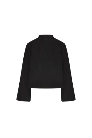 Tramontana Balloon-Shaped Bomber Jacket 009000 Black