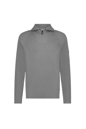 Born with Appetite Tias Halfzip Pullover 941 Mid grey