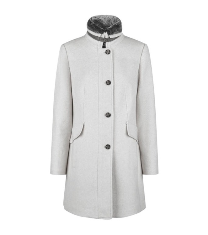 Lebek Jacke(Wolle)mit Webpelz 920 Grey