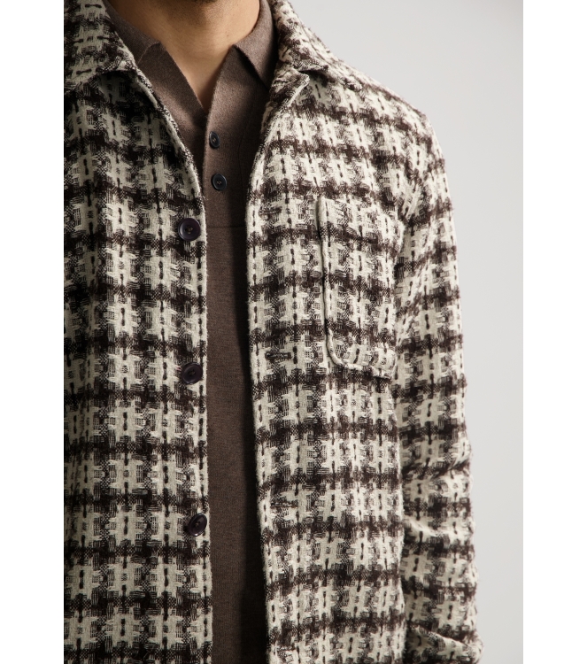 Dstrezzed Lino TC Overshirt 799 Dk brown