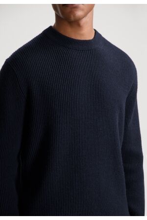 Dstrezzed Stef rib Crewneck 649 Dk navy
