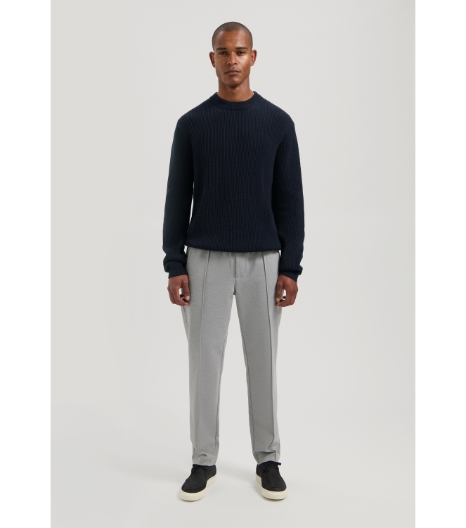 Dstrezzed Stef rib Crewneck 649 Dk navy