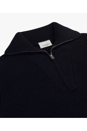 Profuomo PULLOVER HALF ZIP NAVY Pnavy