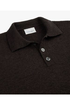 Profuomo POLO LS D BROWN H2 Dark brown
