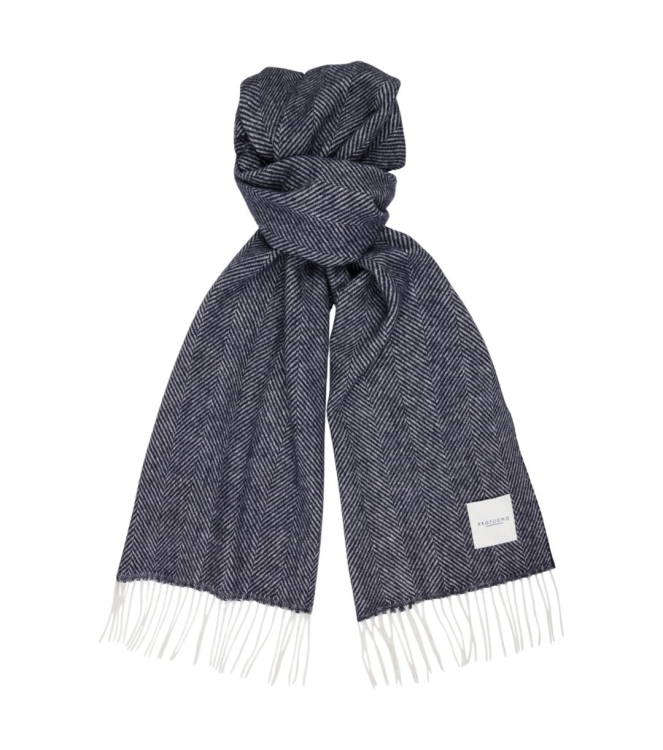 Profuomo SCARF LAMBSWOOL  NAVY P Navy