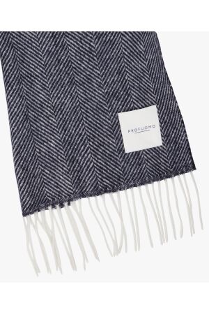 Profuomo SCARF LAMBSWOOL  NAVY P Navy