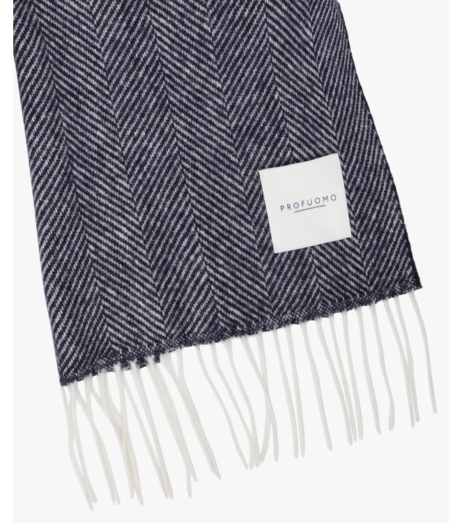 Profuomo SCARF LAMBSWOOL  NAVY P Navy