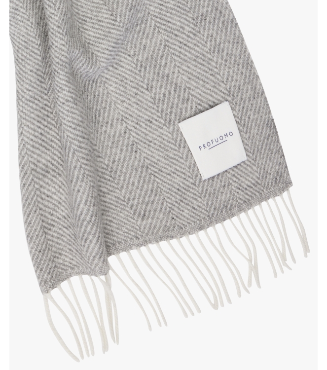 Profuomo SCARF LAMBSWOOL  GREY C Grey
