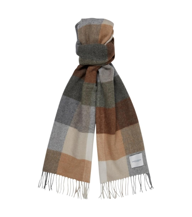 Profuomo SCARF LAMBSWOOL  COGNAC 1 Cognac