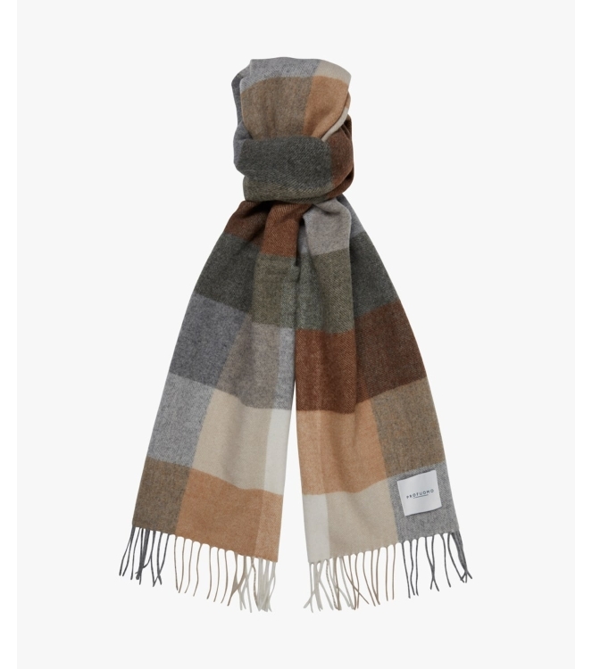 Profuomo SCARF LAMBSWOOL  COGNAC 1 Cognac