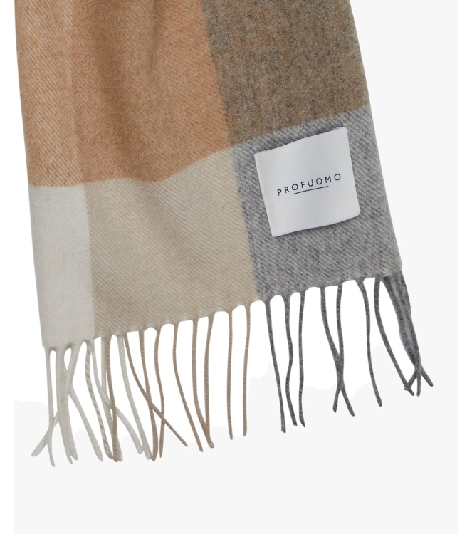 Profuomo SCARF LAMBSWOOL  COGNAC 1 Cognac