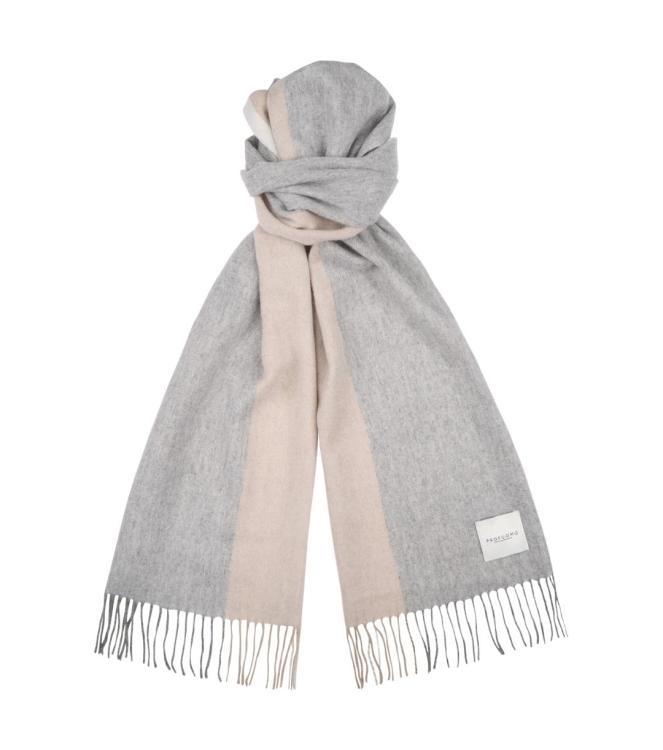 Profuomo SCARF LAMBSWOOL  GREY C Grey