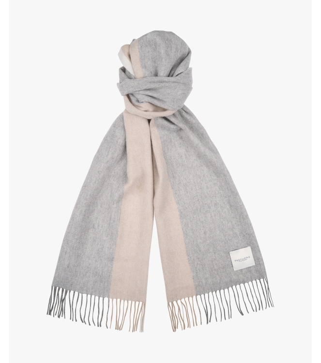 Profuomo SCARF LAMBSWOOL  GREY C Grey