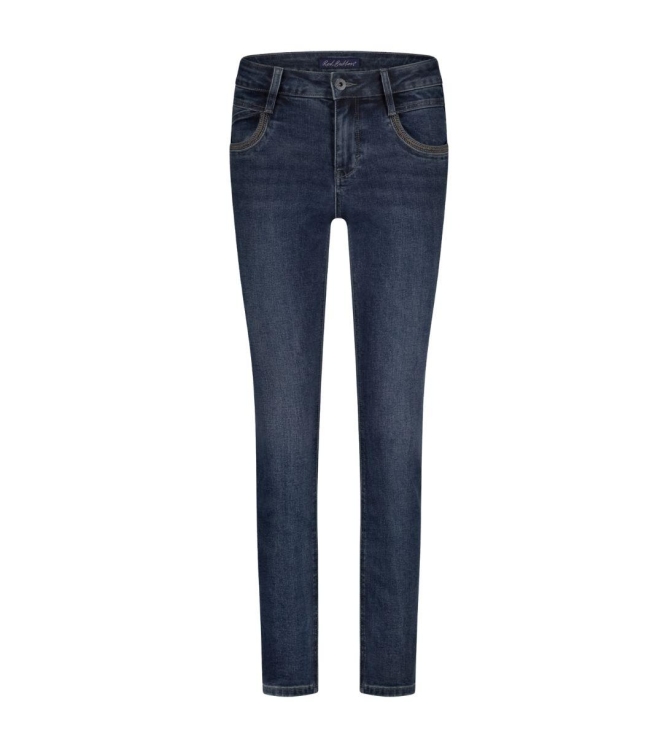 Red Button Sissy Grey/blue denim & Embro 433 Grey/blue
