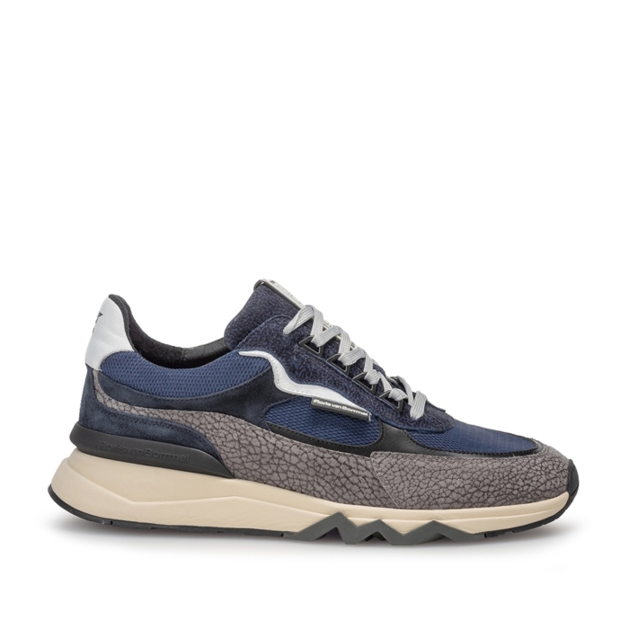 Floris van Bommel Floris Sport DarkBlue Suede Darkblue