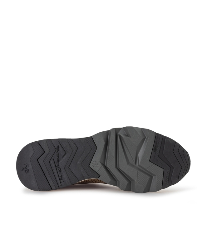 Floris van Bommel Floris Sport DarkGreen Suede print Darkgreen