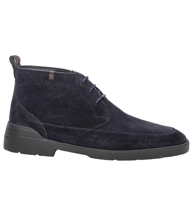 Floris van Bommel Floris Casual DarkBlue Suede Dark blue