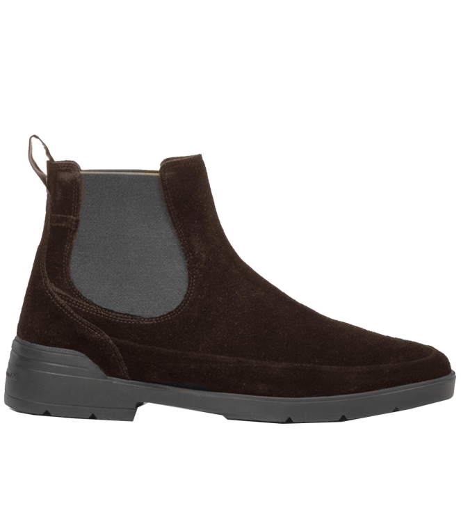 Floris van Bommel Floris Casual DarkBrown Suede Dark brown