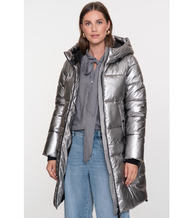 Geisha Jacket metallic mid long 000003 Metallic