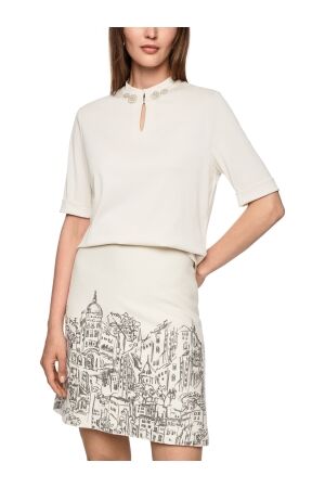 MarcCain Collections T-Shirt 182 Smoke