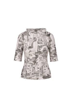 MarcCain Collections T-Shirt 182 Smoke