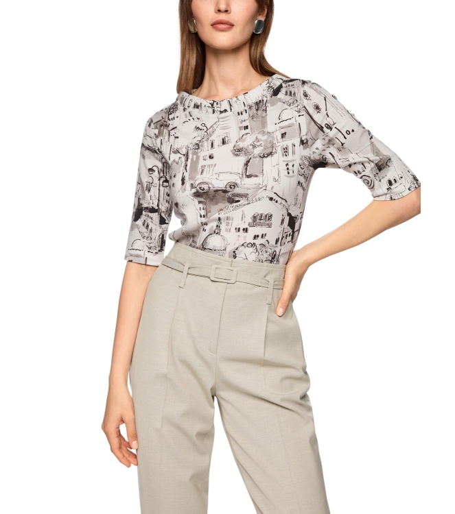 MarcCain Collections T-Shirt 182 Smoke