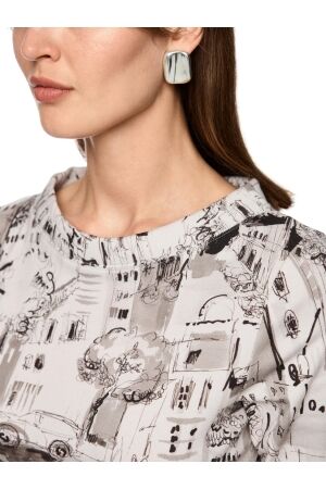 MarcCain Collections T-Shirt 182 Smoke