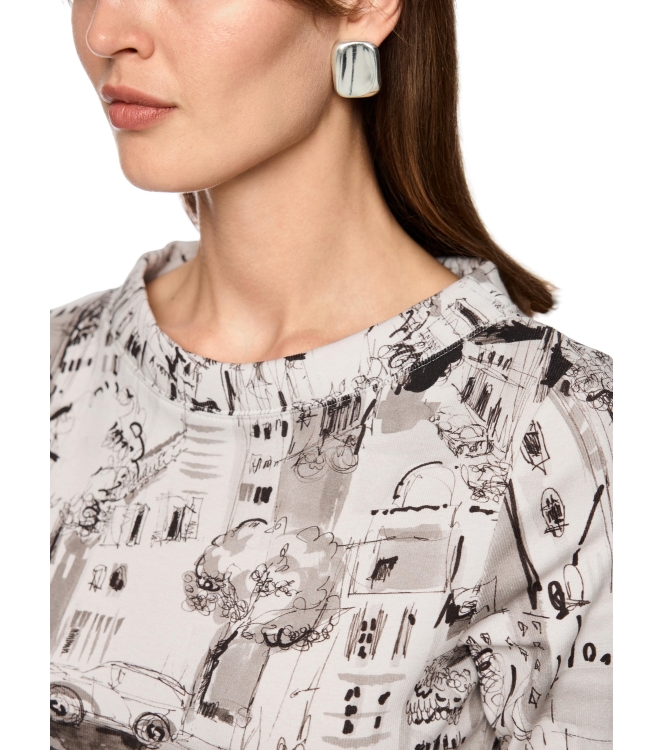 MarcCain Collections T-Shirt 182 Smoke