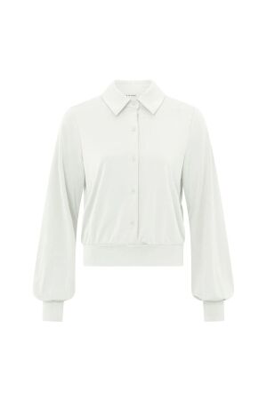 Yaya Jersey blouse top Off white