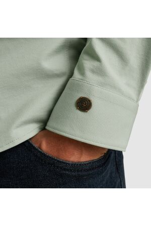 Cast Iron LONG SLEEVE SHIRT Twill Jersey 2 t 9040 Puraitan grey