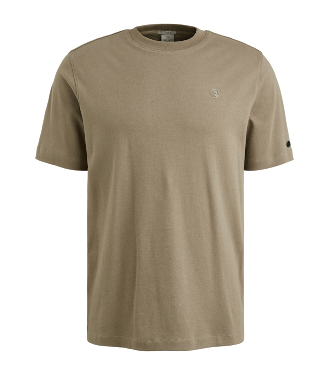 Cast Iron Short sleeve r-neck regular fit in 8025 Blindle