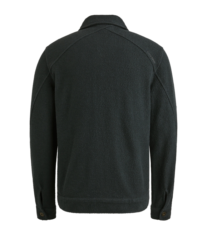 Cast Iron Button jacket frontloop terry 5442 Sea storm