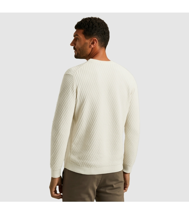 Cast Iron Crewneck regular fit cotton stretc 9001 Vaporous gray