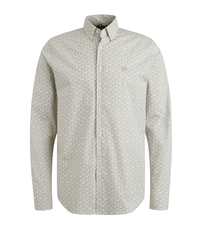 Vanguard Long Sleeve Shirt Print on Poplin 7003 Bright white