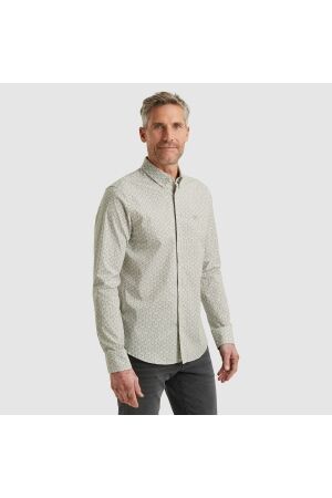 Vanguard Long Sleeve Shirt Print on Poplin 7003 Bright white